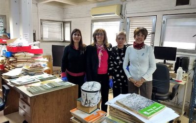 Recibimos la visita en Biblioteca Central de la Rectora de la Universidad Nacional del Nordeste Prof. Delfina Veiravé