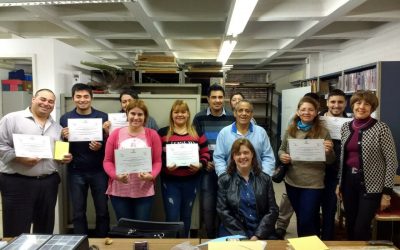 Finalizó el 1° Taller de encuadernación: conservación y restauración de libros en Biblioteca Central